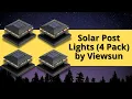 Solar Post Lights 4 Pack by Viewsun