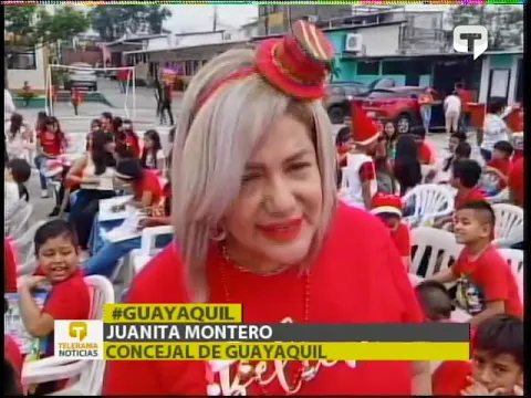 En Mapasingue Este entregaron desayunos y juguetes a 200 niños del Sector