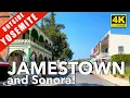 Outside Yosemite Jamestown and Sonora California Full Drive Through in 4K R Wideangle