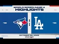 Hoogtepunten van wedstrijd 4 van de World Series | Blue Jays vs. Dodgers - 28 oktober 2025