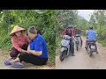 Ly May helps an elderly woman Mr Cuong trembles with fear over his wrongdoings
