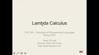 CSE 340 S16 4-15-16 Lambda Calculus Pt 1