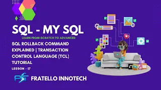 SQL ROLLBACK Command Explained Transaction Control Language TCL Tutorial