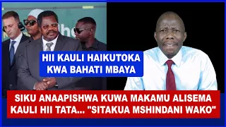 TAZAMA POLEPOLE ALIVOMSHTUKIA EMMANUEL NCHIMBI SIKU YA KWANZA ALIVOCHAGULIWA KUWA MAKAMU WA RAIS