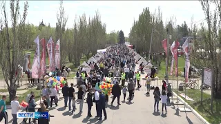 В Парке Победы впервые после пандемии развернулись праздничные гуляния