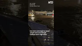Record Rainfall in Roswell NM Causes Massive Flooding