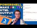 How to Create Pretty HTML Reports with PowerShell Dynamic CSS Highlighting