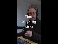 Time aligning kick drums