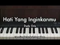 Hati Yang Inginkanmu - Dudy Oris | Piano Karaoke by Andre Panggabean