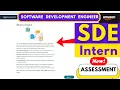 Amazon SDE Intern Online Assessment Software Development Engineer Amazon Internship SDE Full OA
