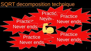 8-SRQ-Practice SQRT Decomposition technique