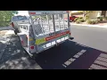 Uhaul 5x9 motorcylce trailer all connected to my truck