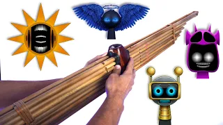 Sprunki Re-Re Mastered VS real instruments