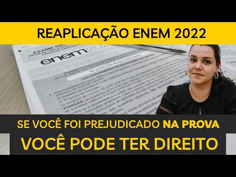 Vídeo: a reaplicação do ENEM, quem tem direito e o que conta como prejuízo durante a aplicação