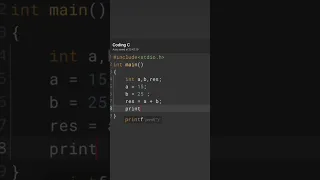 C program to add two numbers C Programming for Beginners