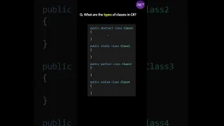 What are the type of classes in C
