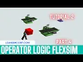 Operator Logic Task Sequence Flexsim Tutorials Task Executor Process flow Part transfer - 04