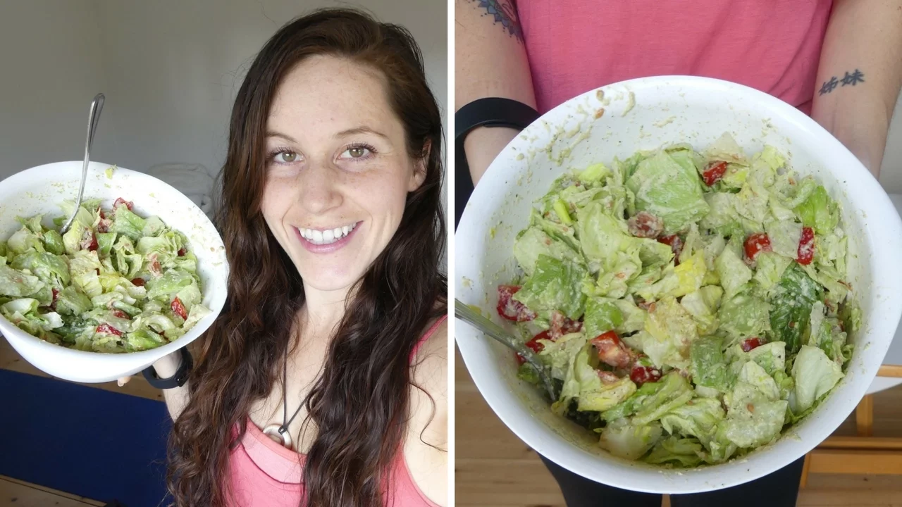 Raw Ranch Dressing   Recipe Creation Mukbang