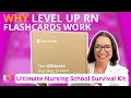 Ultimate Nursing School Survival Kit Why get Level Up RN Flashcards LevelUpRN