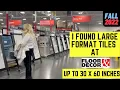 Floor and Decor Tile and Hardwood Store LARGE FORMAT TILES