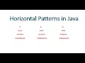Print a pattern multiple times horizontally - Hindi