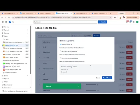 watch Labels Management for Jira video