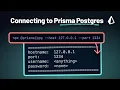 How to Connect to a Prisma Postgres Database