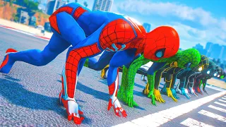 Download SPIDER MAN team Running marathon was crazy !! Who fastest man alive #589 MP3