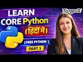 Learn Core Python in Hindi Part 3 Python for Beginners TechStack