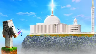 Gw Membangun Masjid Istiqlal di Minecraft Hardcore