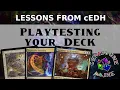Playtesting Your Deck -