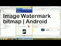 Image Watermark in bitmap Android Studio