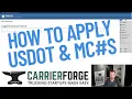 How to Apply for a USDOT Number and MC Authority Step-by-Step for New Trucking Companies