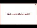 Python List Method extend Python Programming Hindi