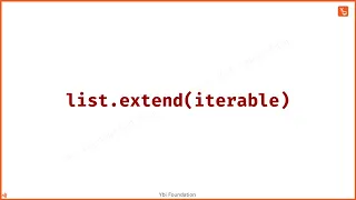Python List Method extend Python Programming Hindi