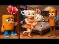 Download Lagu Tung Tung Sahur sad love Story Ballerina Cappuccina \u0026 Son in Granny House | funny horror animation