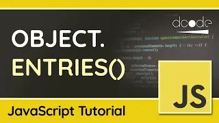 Using Object entries - JavaScript Tutorial For Beginners