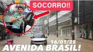TOTALMENTE ALAGADA Avenida Brasil Balneário Camboriú Santa Catarina