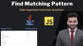 String Matching Pattern Algorithm Java Explained DSA Find Matching Pattern Java - Hoshiyar Jyani