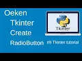 Creating Radio Button with Tkinter and Python part-9
