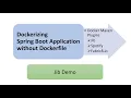 Dockerizing Spring Boot Application without Dockerfile using Jib Maven plugin