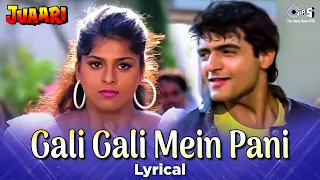 gali gali mein pani lyrical juaari bappi lahiri vinod rathod kavita krishnamurthy 90s song
