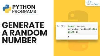 Python Program to Generate a Random Number Hindi