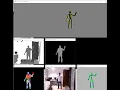 Real-time 3D Human Body Model and Skeleton Using Kinect
