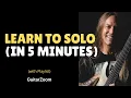 Lagu Learn To Solo In 5 Minutes - 6 Note Soloing Technique - Steve Stine Guitar Lesson
