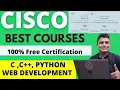 Cisco Free Certification Course C C Javascript Python Cyber Security Python Certificated Program