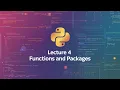 Lecture 4 - Python Crash Course Methods Functions and Packages www smartdatacamp com