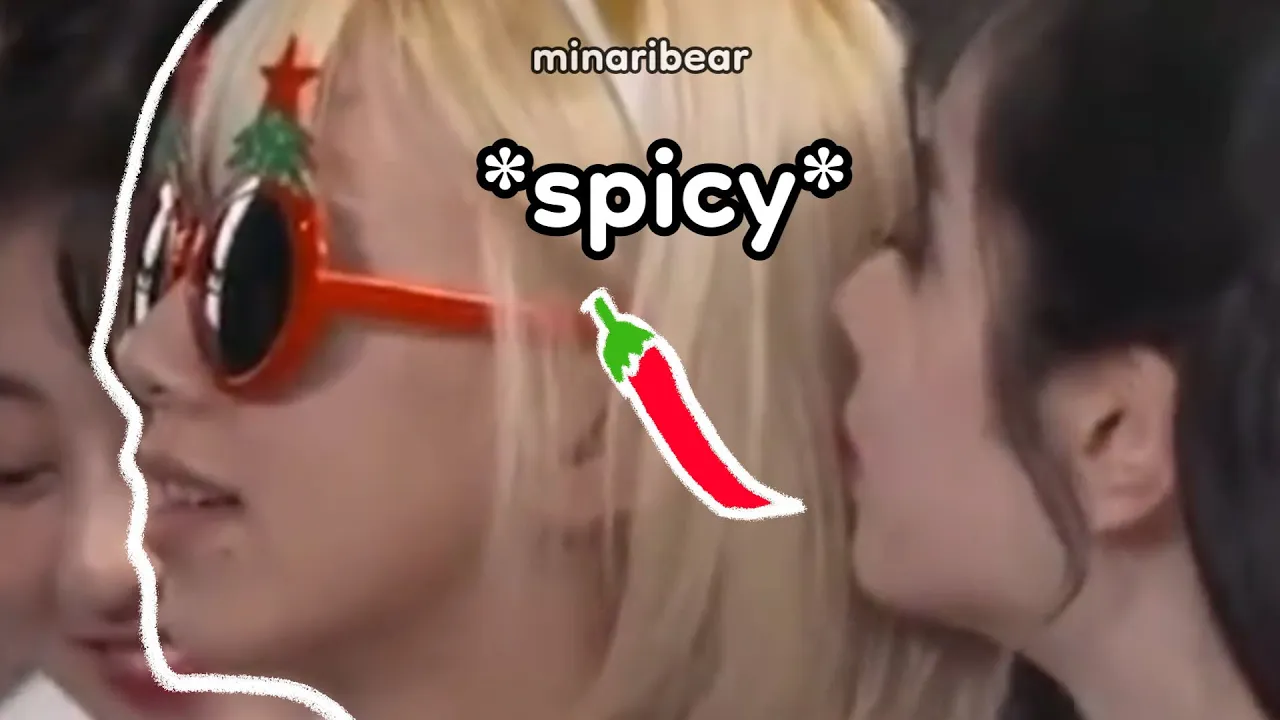 twice getting *handsy* in japanese christmas game