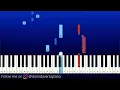 JVKE - i'm not okay (Piano Tutorial)