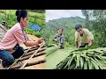 Download Lagu Girl completes bamboo kitchen with everyone's help